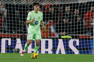 RCD Mallorca ve FC Barcelona (Maciej Rogowski) takımları arasında LaLiga EA SPORTS maçı sırasında Pau Cubarsi görüldü)