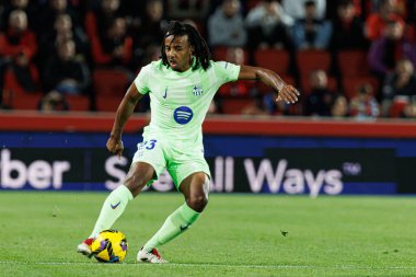 Jules Kounde, LaLiga EA SPORTS maçı sırasında RCD Mallorca ve FC Barcelona (Maciej Rogowski)