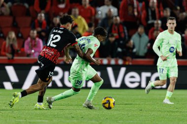 Samu, Lamine Yamal LaLiga EA SPORTS maçı sırasında RCD Mallorca ve FC Barcelona (Maciej Rogowski)