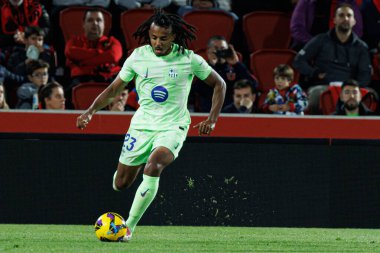 Jules Kounde, LaLiga EA SPORTS maçı sırasında RCD Mallorca ve FC Barcelona (Maciej Rogowski)