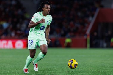 Jules Kounde, LaLiga EA SPORTS maçı sırasında RCD Mallorca ve FC Barcelona (Maciej Rogowski)