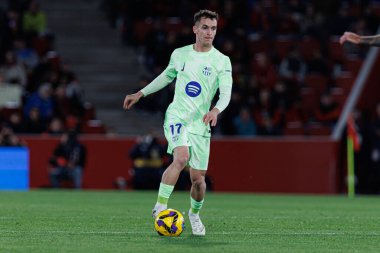 Marc Casado, LaLiga EA SPORTS maçı sırasında RCD Mallorca ve FC Barcelona (Maciej Rogowski)