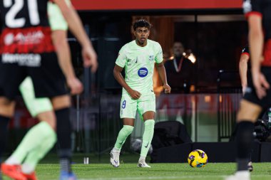 Lamine Yamal seen during LaLiga EA SPORTS game between teams of RCD Mallorca and FC Barcelona (Maciej Rogowski) clipart