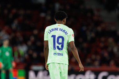 Lamine Yamal, LaLiga EA SPORTS maçı sırasında RCD Mallorca ve FC Barcelona (Maciej Rogowski)
