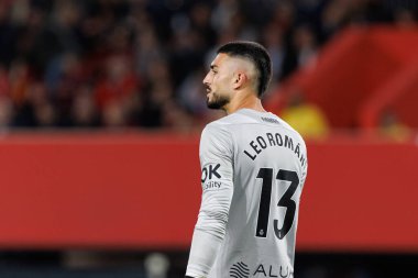 Leo Roman, LaLiga EA SPORTS maçı sırasında RCD Mallorca ve FC Barcelona (Maciej Rogowski)