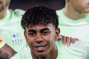 Lamine Yamal, LaLiga EA SPORTS maçı sırasında RCD Mallorca ve FC Barcelona (Maciej Rogowski)
