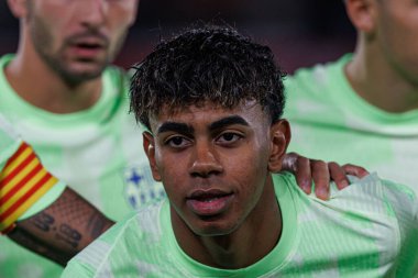 Lamine Yamal, LaLiga EA SPORTS maçı sırasında RCD Mallorca ve FC Barcelona (Maciej Rogowski)