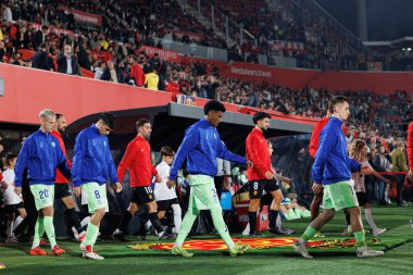 Olmo, Pedri, Balde, Casado LaLiga EA Spor karşılaşmasında RCD Mallorca ve FC Barcelona (Maciej Rogowski) takımları arasında görüldü.)