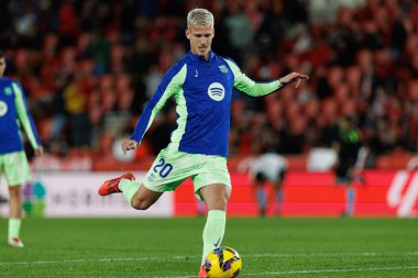 Dani Olmo, LaLiga EA SPORTS maçı sırasında RCD Mallorca ve FC Barcelona (Maciej Rogowski)