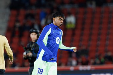 Lamine Yamal, LaLiga EA SPORTS maçı sırasında RCD Mallorca ve FC Barcelona (Maciej Rogowski)