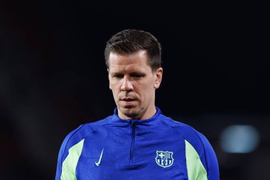 Wojciech Szczesny, RCD Mallorca ve FC Barcelona (Maciej Rogowski) takımları arasında LaLiga EA SPORTS maçı sırasında görüldü)