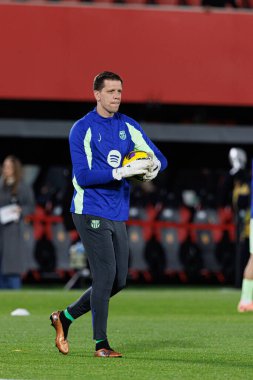 Wojciech Szczesny, RCD Mallorca ve FC Barcelona (Maciej Rogowski) takımları arasında LaLiga EA SPORTS maçı sırasında görüldü)