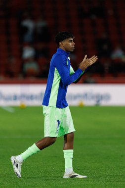 Lamine Yamal, LaLiga EA SPORTS maçı sırasında RCD Mallorca ve FC Barcelona (Maciej Rogowski)