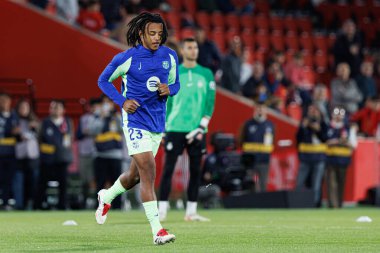 Jules Kounde, LaLiga EA SPORTS maçı sırasında RCD Mallorca ve FC Barcelona (Maciej Rogowski)