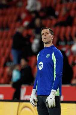 Wojciech Szczesny, RCD Mallorca ve FC Barcelona (Maciej Rogowski) takımları arasında LaLiga EA SPORTS maçı sırasında görüldü)