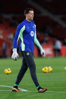 Wojciech Szczesny, RCD Mallorca ve FC Barcelona (Maciej Rogowski) takımları arasında LaLiga EA SPORTS maçı sırasında görüldü)