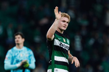 Estadio Jose Alvalade 'deki (Maciej Rogowski) Sporting CP ve CD Santa Clara takımları arasında oynanan Liga Portekiz maçı sırasında Conrad Harder)