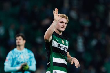 Estadio Jose Alvalade 'deki (Maciej Rogowski) Sporting CP ve CD Santa Clara takımları arasında oynanan Liga Portekiz maçı sırasında Conrad Harder)