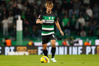 Estadio Jose Alvalade 'de (Maciej Rogowski) Sporting CP ve CD Santa Clara takımları arasında oynanan Liga Portekiz maçı sırasında Hidemasa Morita)