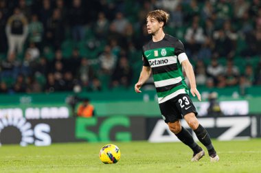 Estadio Jose Alvalade 'de (Maciej Rogowski) Sporting CP ve CD Santa Clara takımları arasında oynanan Liga Portekiz maçı sırasında Daniel Braganca)