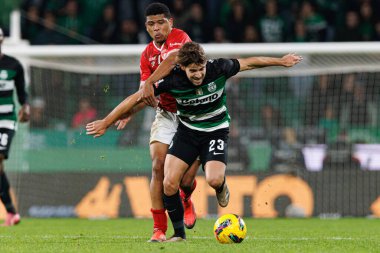Vinicius Lopes, Daniel Braganca Liga Portekiz maçı sırasında Estadio Jose Alvalade 'de (Maciej Rogowski)