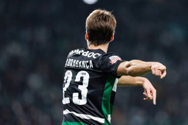 Estadio Jose Alvalade 'de (Maciej Rogowski) Sporting CP ve CD Santa Clara takımları arasında oynanan Liga Portekiz maçı sırasında Daniel Braganca)