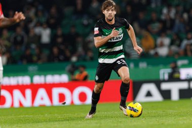 Estadio Jose Alvalade 'de (Maciej Rogowski) Sporting CP ve CD Santa Clara takımları arasında oynanan Liga Portekiz maçı sırasında Daniel Braganca)