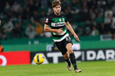 Estadio Jose Alvalade 'de (Maciej Rogowski) Sporting CP ve CD Santa Clara takımları arasında oynanan Liga Portekiz maçı sırasında Daniel Braganca)