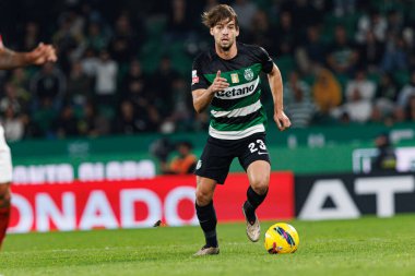 Estadio Jose Alvalade 'de (Maciej Rogowski) Sporting CP ve CD Santa Clara takımları arasında oynanan Liga Portekiz maçı sırasında Daniel Braganca)