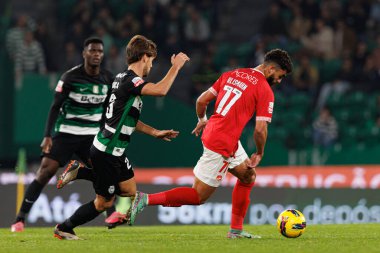 Daniel Braganca, Gustavo Klismahn Liga Portekiz maçı sırasında Estadio Jose Alvalade 'de (Maciej Rogowski)