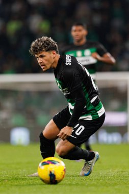 Maximiliano Araujo Liga Portekiz maçı sırasında Estadio Jose Alvalade 'de (Maciej Rogowski)