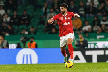 Estadio Jose Alvalade 'de (Maciej Rogowski) Sporting CP ve CD Santa Clara takımları arasında oynanan Liga Portekiz maçı sırasında Gustavo Klismahn)
