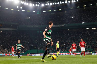 Estadio Jose Alvalade 'de (Maciej Rogowski) Sporting CP ve CD Santa Clara takımları arasında oynanan Liga Portekiz maçı sırasında Zeno Tartışma)