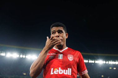 Estadio Jose Alvalade 'de (Maciej Rogowski) Sporting CP ve CD Santa Clara takımları arasında oynanan Liga Portekiz maçı sırasında Vinicius Lopes)