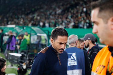 Estadio Jose Alvalade 'de (Maciej Rogowski) Sporting CP ve CD Santa Clara takımları arasında oynanan Liga Portekiz maçı sırasında Vasco Matos)