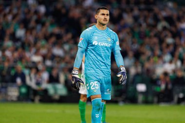 Francisco Vieites, Real Betis Balompie ve FC Barcelona takımları arasında Estadio Benito Villamarin (Maciej Rogowski)