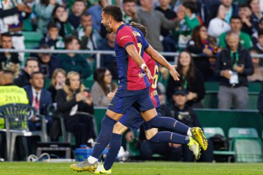 Ferran Torres, LaLiga EASPORTS maçında Real Betis Balompie ve FC Barcelona takımlarının Estadio Benito Villamarin (Maciej Rogowski)