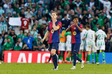 Fransız De Jong, Real Betis Balompie ve FC Barcelona takımları arasında LaLiga EASPORTS maçında Estadio Benito Villamarin (Maciej Rogowski)