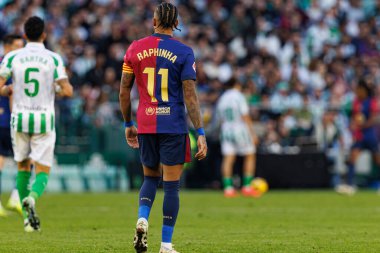 Raphinha, Real Betis Balompie ve FC Barcelona takımları arasında Estadio Benito Villamarin 'de (Maciej Rogowski)
