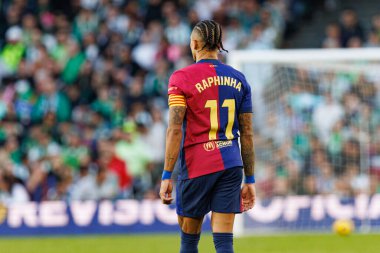 Raphinha, Real Betis Balompie ve FC Barcelona takımları arasında Estadio Benito Villamarin 'de (Maciej Rogowski)
