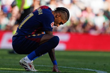 Raphinha, Real Betis Balompie ve FC Barcelona takımları arasında Estadio Benito Villamarin 'de (Maciej Rogowski)