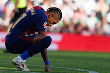 Raphinha, Real Betis Balompie ve FC Barcelona takımları arasında Estadio Benito Villamarin 'de (Maciej Rogowski)