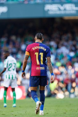 Raphinha, Real Betis Balompie ve FC Barcelona takımları arasında Estadio Benito Villamarin 'de (Maciej Rogowski)