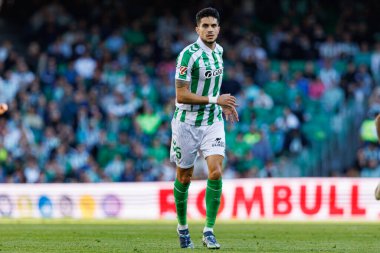 Marc Bartra, Real Betis Balompie ve FC Barcelona takımları arasında Estadio Benito Villamarin 'de (Maciej Rogowski)
