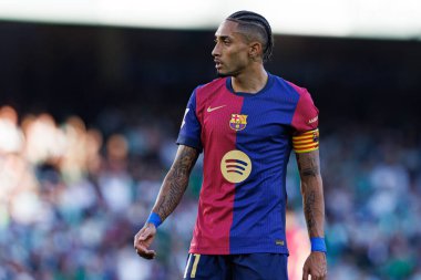 Raphinha, Real Betis Balompie ve FC Barcelona takımları arasında Estadio Benito Villamarin 'de (Maciej Rogowski)
