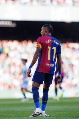 Raphinha, Real Betis Balompie ve FC Barcelona takımları arasında Estadio Benito Villamarin 'de (Maciej Rogowski)