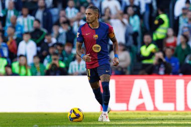 Raphinha, Real Betis Balompie ve FC Barcelona takımları arasında Estadio Benito Villamarin 'de (Maciej Rogowski)