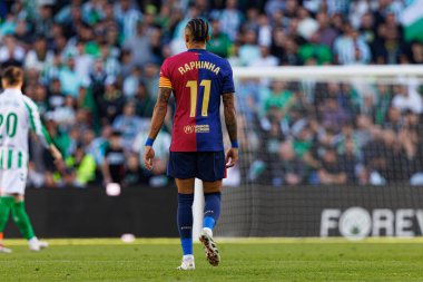 Raphinha, Real Betis Balompie ve FC Barcelona takımları arasında Estadio Benito Villamarin 'de (Maciej Rogowski)