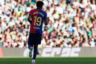 Lamine Yamal, Real Betis Balompie ve FC Barcelona takımları arasında Estadio Benito Villamarin (Maciej Rogowski)