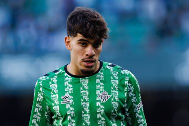 Ez Abde, Real Betis Balompie ve FC Barcelona takımları arasında Estadio Benito Villamarin (Maciej Rogowski)
